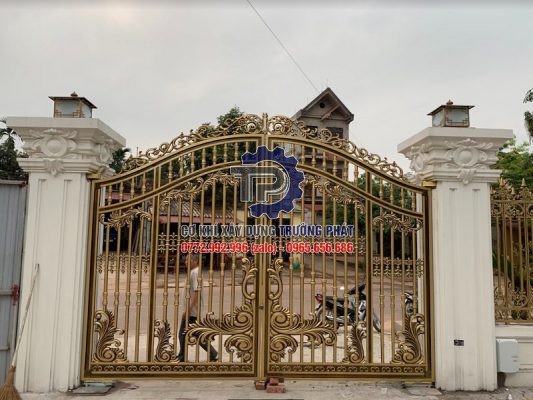 Cơ Khí Trường Phát Dịch vụ làm cổng nhôm đúc chất lượng giá rẻ tại Đồng Nai - 0772.992.996. Lắp Đặt Các Mẫu Cổng Nhôm đội ngũ chuyên nghiệp