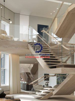 Chuyên Thiết kế thi công cầu thang kính giá rẻ uy tín tại Đồng Nai