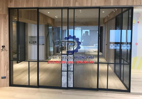 Dịch vụ thi công vách ngăn nhôm kính chuyên nghiệp tại Hóa An.