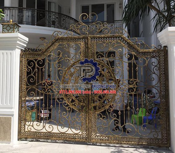 Dịch vụ thiết kế thi công làm cổng sắt mỹ thuật giá rẻ tại Xuân Lộc
