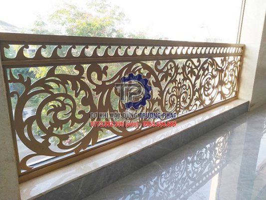 Làm lan can sắt CNC đẹp giá rẻ chuyên nghiệp tại Nhơn Trạch