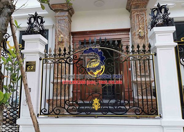 Thiết kế thi công lắp đặt hàng rào sắt mỹ thuật đẹp uy tín giá rẻ tại Biên Hòa