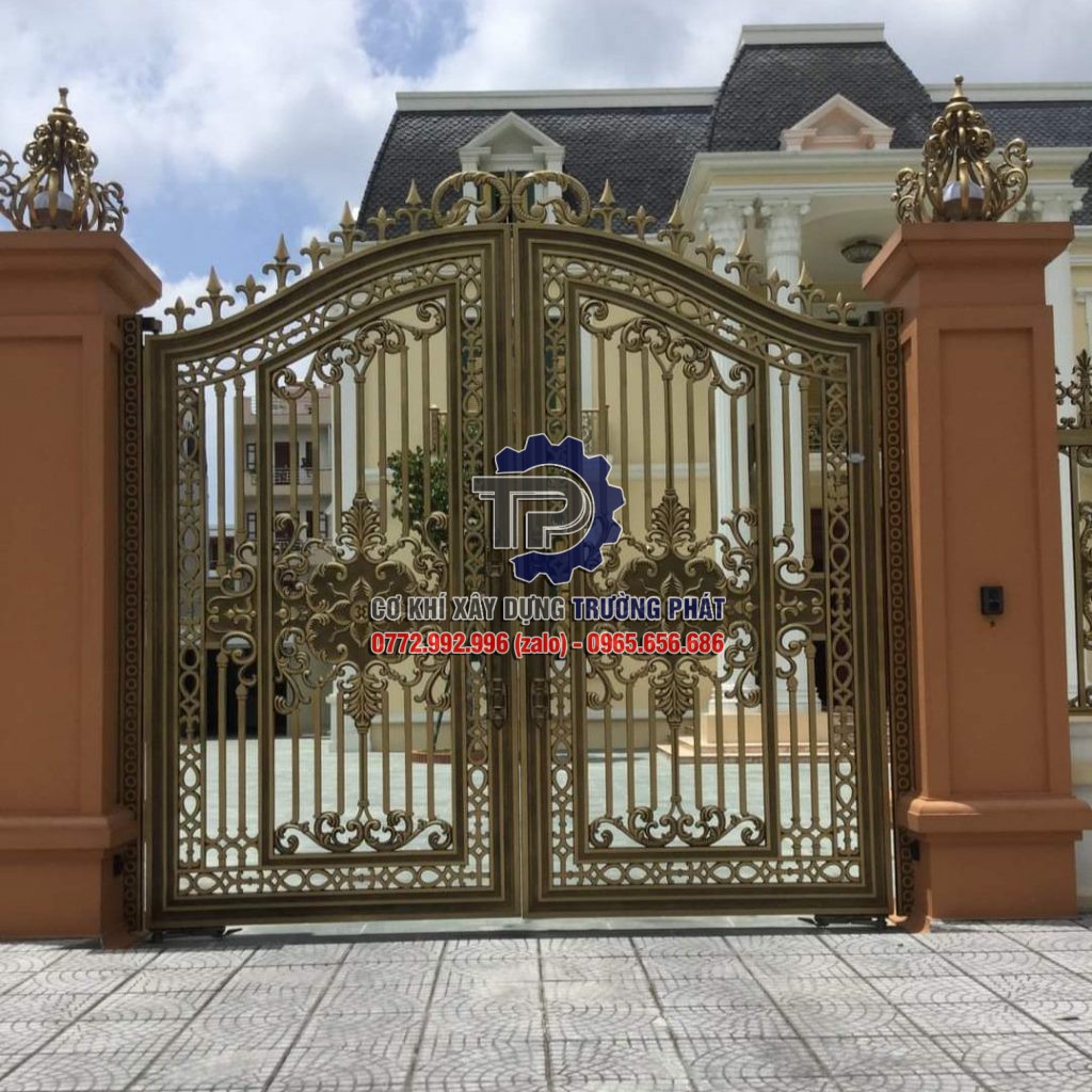 Cổng nhôm đúc biệt thự chất lượng giá rẻ tại Bà Rịa Vũng Tàu