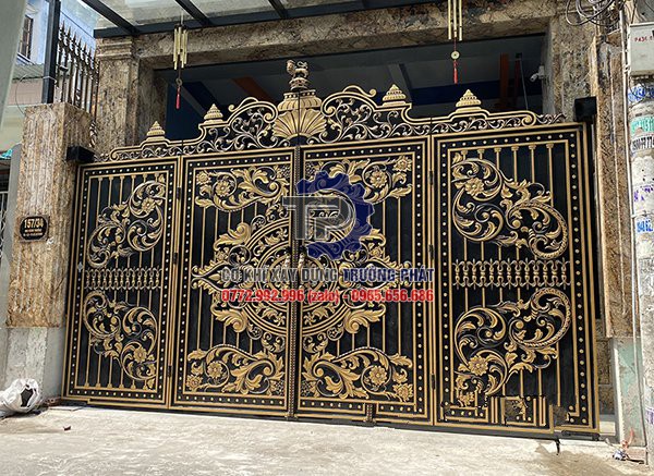 Cổng nhôm đúc biệt thự chất lượng giá rẻ tại Bà Rịa Vũng Tàu