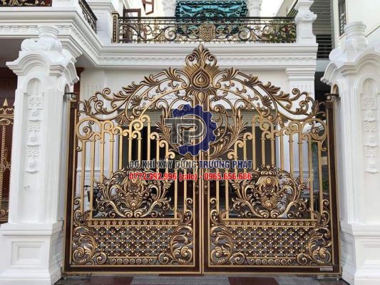 Cổng nhôm đúc biệt thự chất lượng giá rẻ tại Bà Rịa Vũng Tàu
