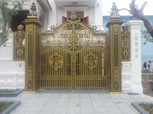 Đơn vị sản xuất và thi công cổng nhôm đúc Biệt thự tại Bà Rịa Vũng Tàu