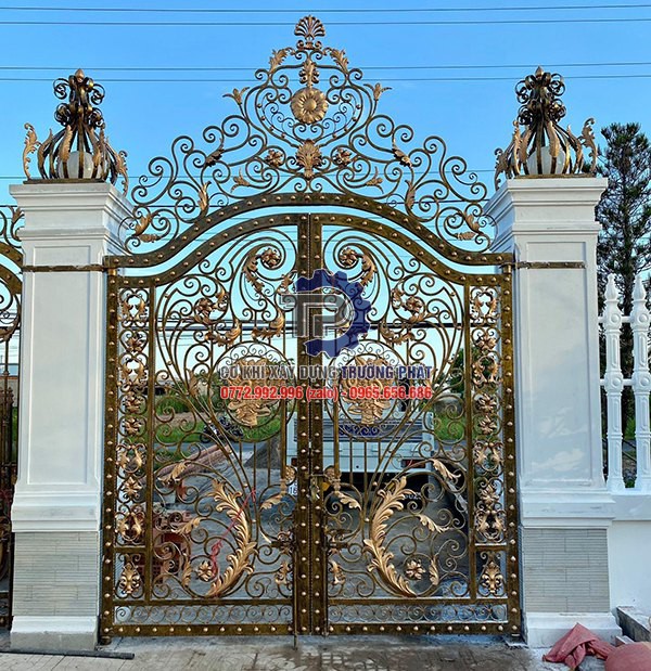 Làm cổng sắt mỹ nghệ đẹp giá rẻ tại Đồng Nai LH: 0772.992.996