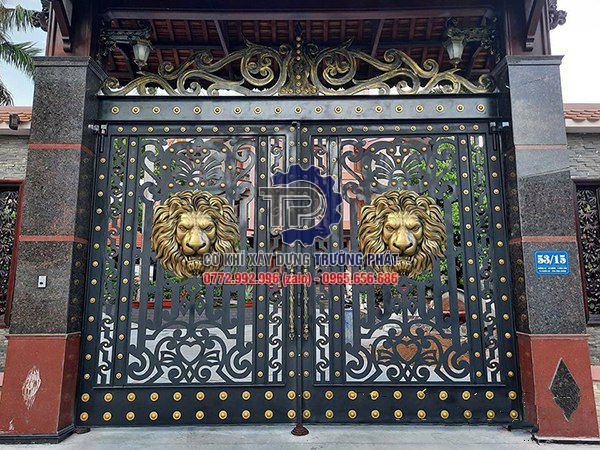 Chuyên thiết kế thi công làm cổng sắt mỹ thuật đẹp giá rẻ tại Đồng Nai