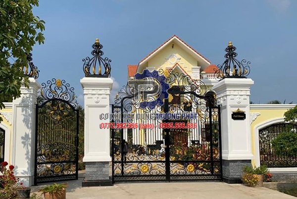 Chuyên thiết kế thi công làm cổng sắt mỹ thuật đẹp giá rẻ tại Đồng Nai