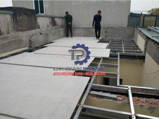 Thợ làm nhà xưởng bằng tấm bê tông siêu nhẹ giá rẻ tại Bà Rịa Vũng Tàu