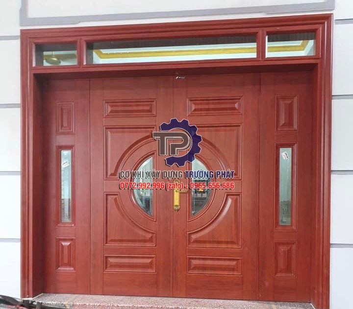 Thi công lắp đặt cửa thép vân gỗ giá rẻ tại Bà Rịa Vũng Tàu
