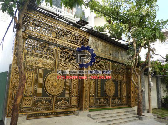 Làm cổng nhôm đúc đẹp giá rẻ tại Vũng Tàu - 1