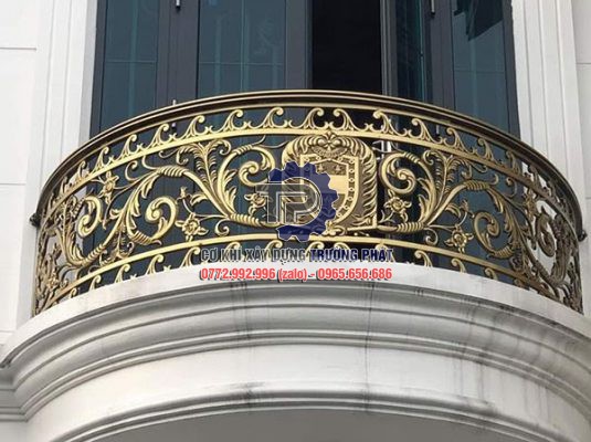 Làm lan can ban công nhôm đúc đẹp giá rẻ tại Bình Dương