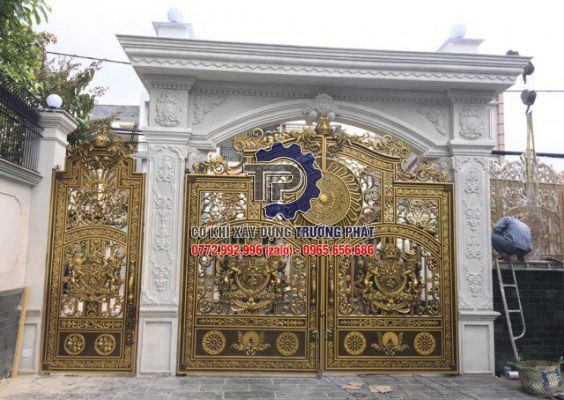 Cổng nhôm đúc tại Ninh Thuận