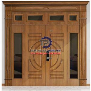 Cửa thép vân gỗ tại Bà Rịa
