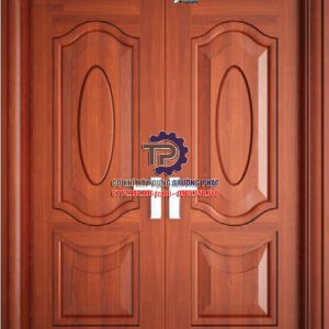 Cửa thép vân gỗ tại Bắc Tân Uyên
