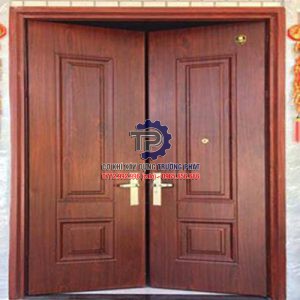 Cửa thép vân gỗ tại Long Thành