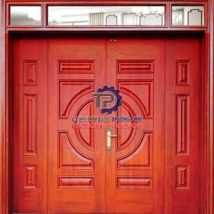 Cửa thép vân gỗ tại Thuận An