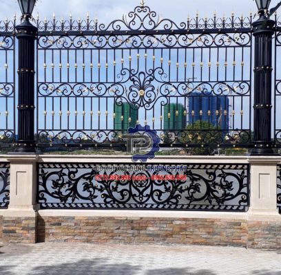 Hàng rào sắt mỹ thuật tại Lâm Đồng